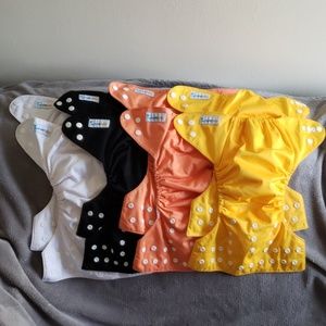 Lot of 8 LoveMy Cloth Diapers
